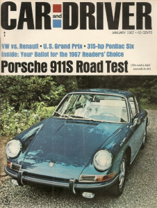 CAR & DRIVER 1967 JAN - 911S, CAM-AM, GRAND PRIX